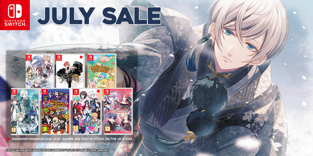 July Sale on the Aksys UK Online Store! Multiple otome titles on offer!