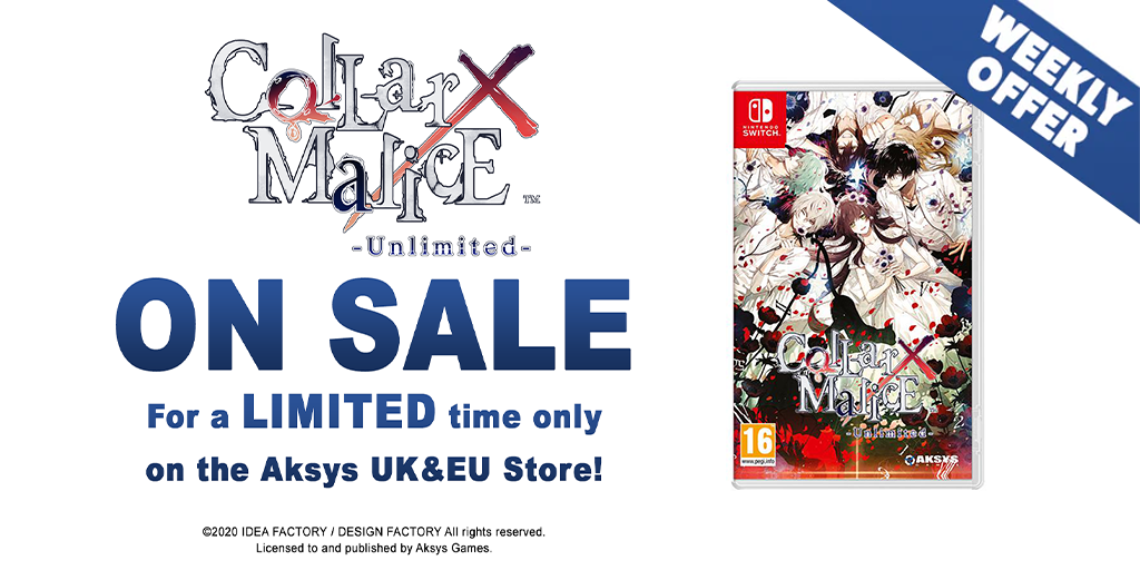 AKSYS WEEKLY OFFER | Collar x Malice -Unlimited- | Standard Edition | Nintendo Switch™
