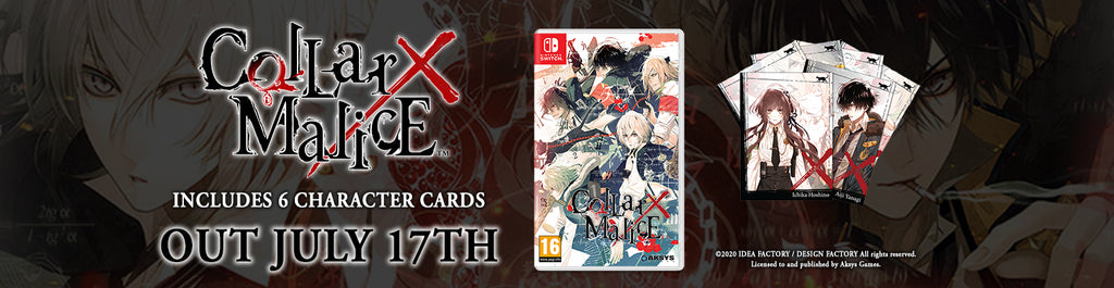 Pre-orders for Collar x Malice on Nintendo Switch are now available!