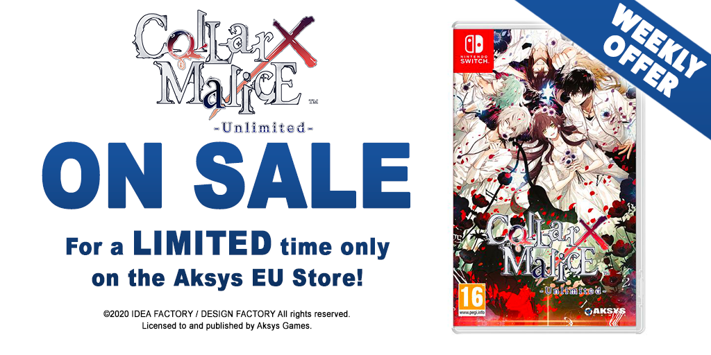 AKSYS WEEKLY OFFER | Collar x Malice -Unlimited- | Standard Edition | Nintendo Switch