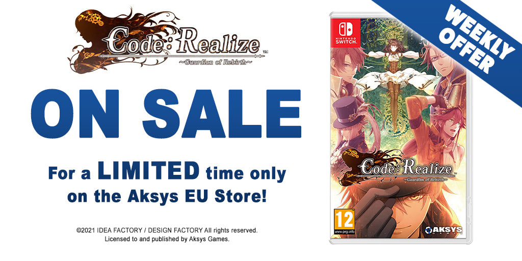 AKSYS WEEKLY OFFER | Code Realize: ~Guardian of Rebirth~| Standard Edition for Nintendo Switch