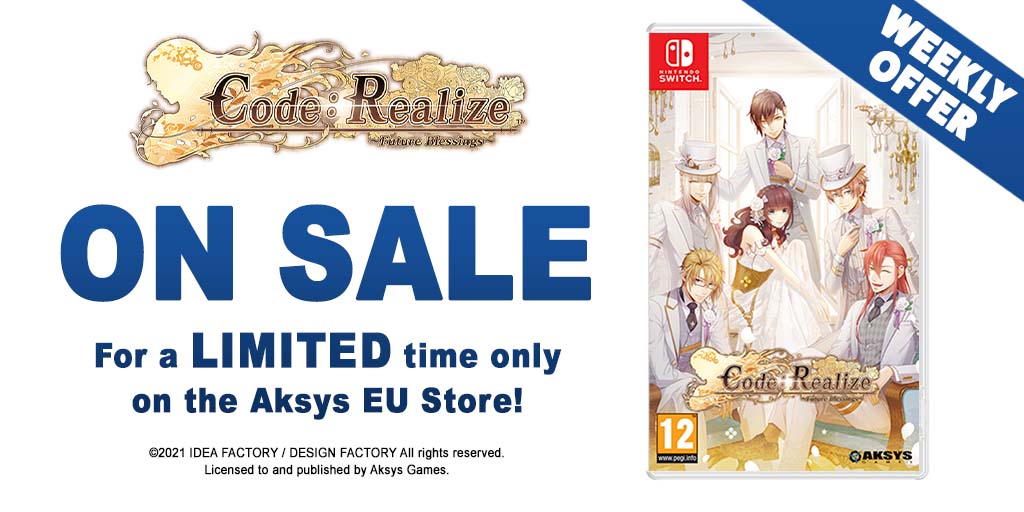 AKSYS WEEKLY OFFER | Code: Realize ~Future Blessings~ | Standard Edition | Nintendo Switch