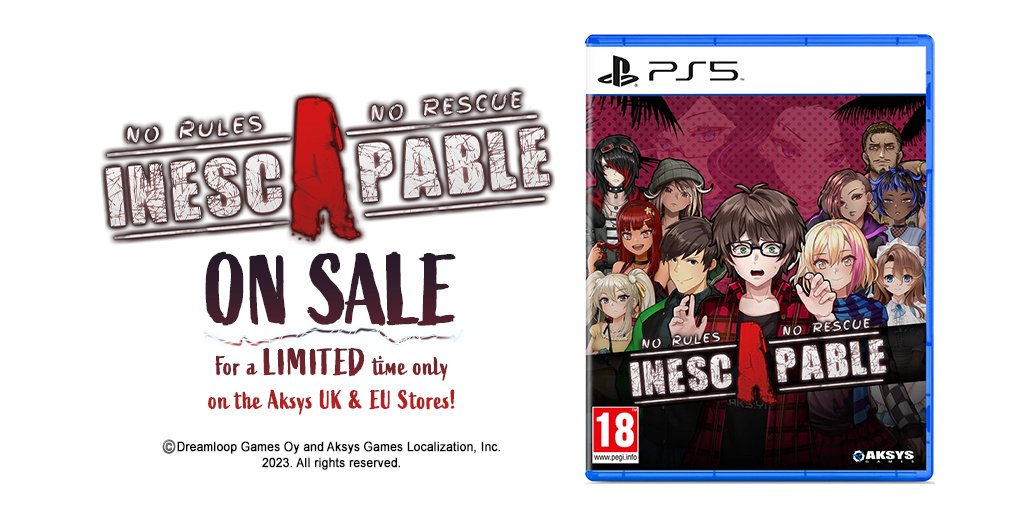 AKSYS WEEKLY OFFER | Inescapable: No Rules, No Rescue | Standard Edition | PS5®