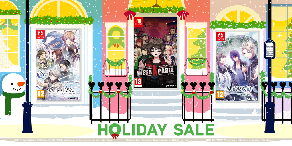 Holiday Sale on the Aksys UK Online Store! Multiple otome titles on offer!