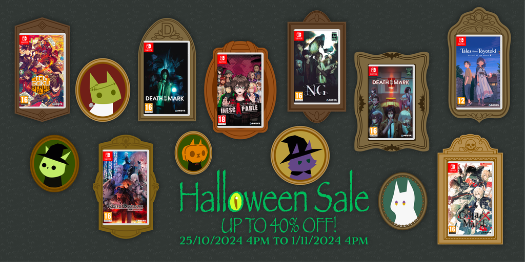 Halloween Sale on the Aksys UK Online Store! Up to 40% off!