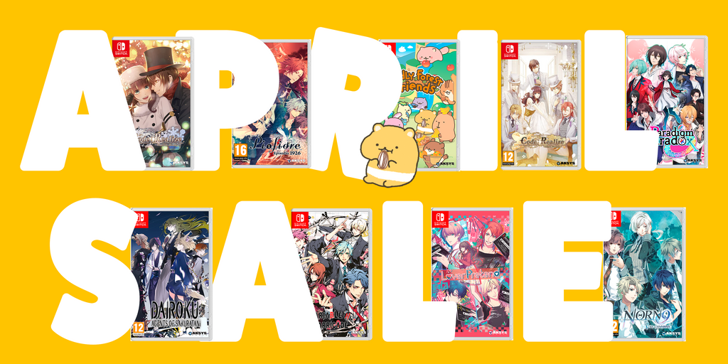 April Sale on the Aksys UK Online Store! Multiple otome titles on offer!