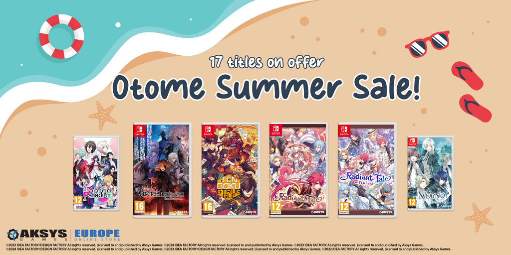 Summer Sale on the Aksys UK Online Store! Several Otome Titles are on Sale!