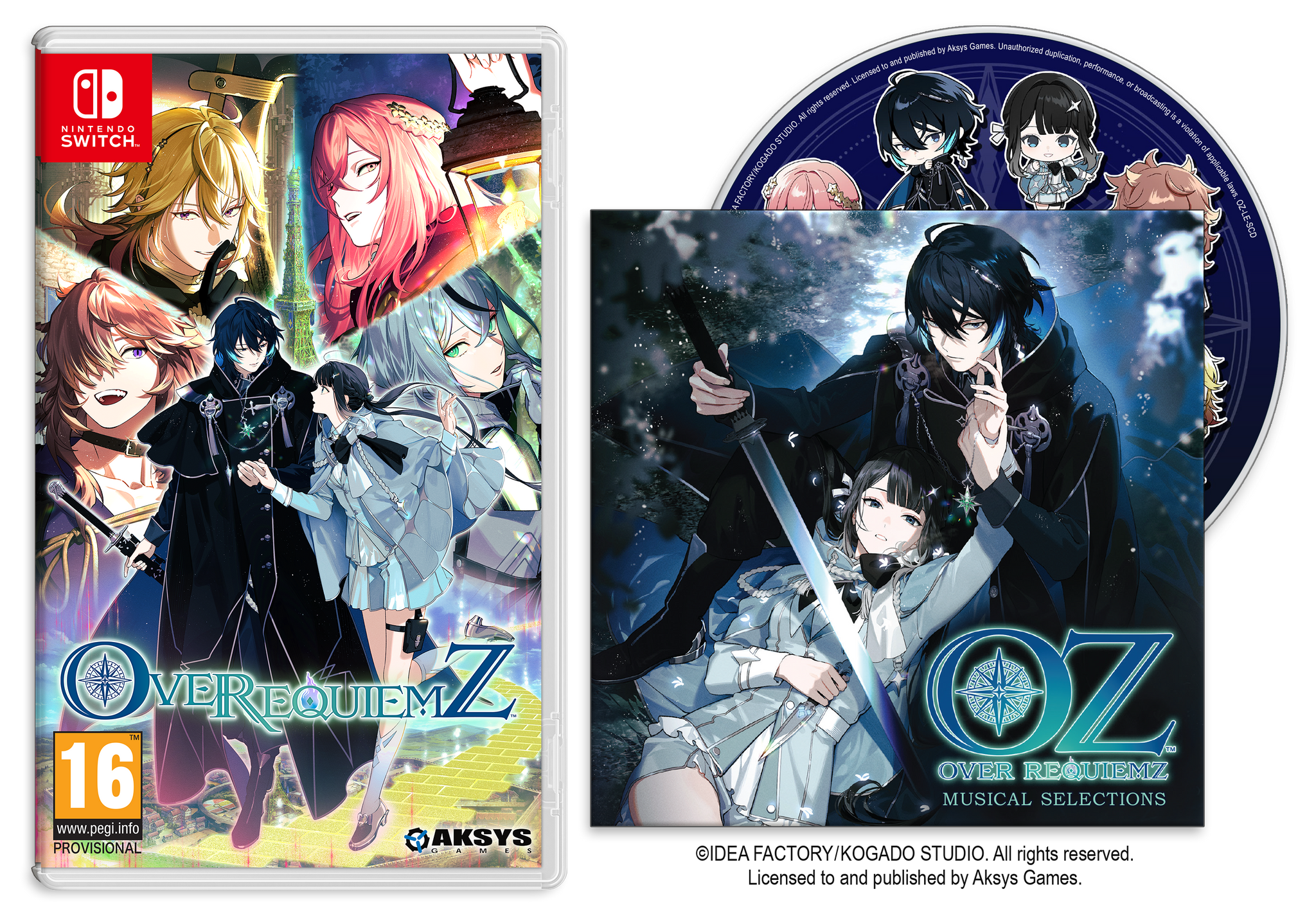 Nintendo Switch OVER REQUIEMZ Nintendo Switch OVER REQUIEMZ - Nintendo Switch™ – Aksys Europe Online Store (UK)
